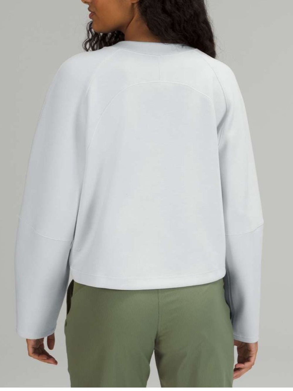 Lululemon AirWrap Modal Crew Long Sleeve Top, Alpine White, Size 16 - Picture 4 of 13